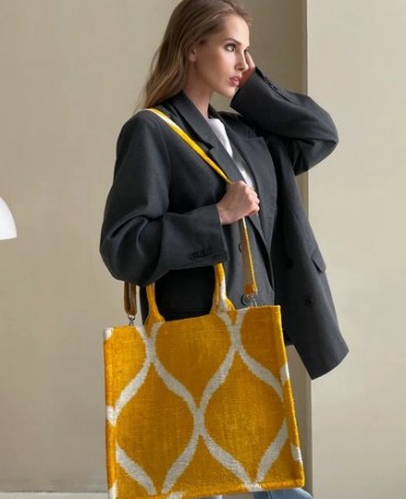 Шелковый (Бахмаль) тоут Grand (L) FELICITAE VITAE! (Манговый щербет!) MAX-NEW.FELICITAE VITAE!/L